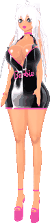 BlackRose, modelo VTuber en pixel art